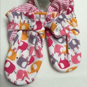 Zutano Ellas Elephants Bootie 18M cotton